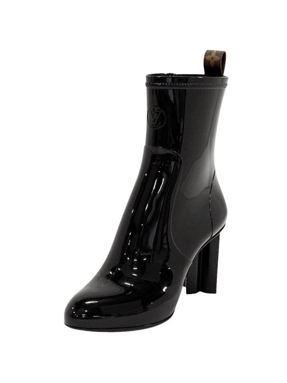 Louis Vuitton Shoes Rain Boots Rubber Noir